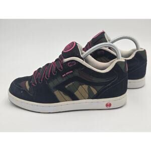 Air Speed Camouflage Skate Shoes Gray Black Womens Size 6.5 EU 38